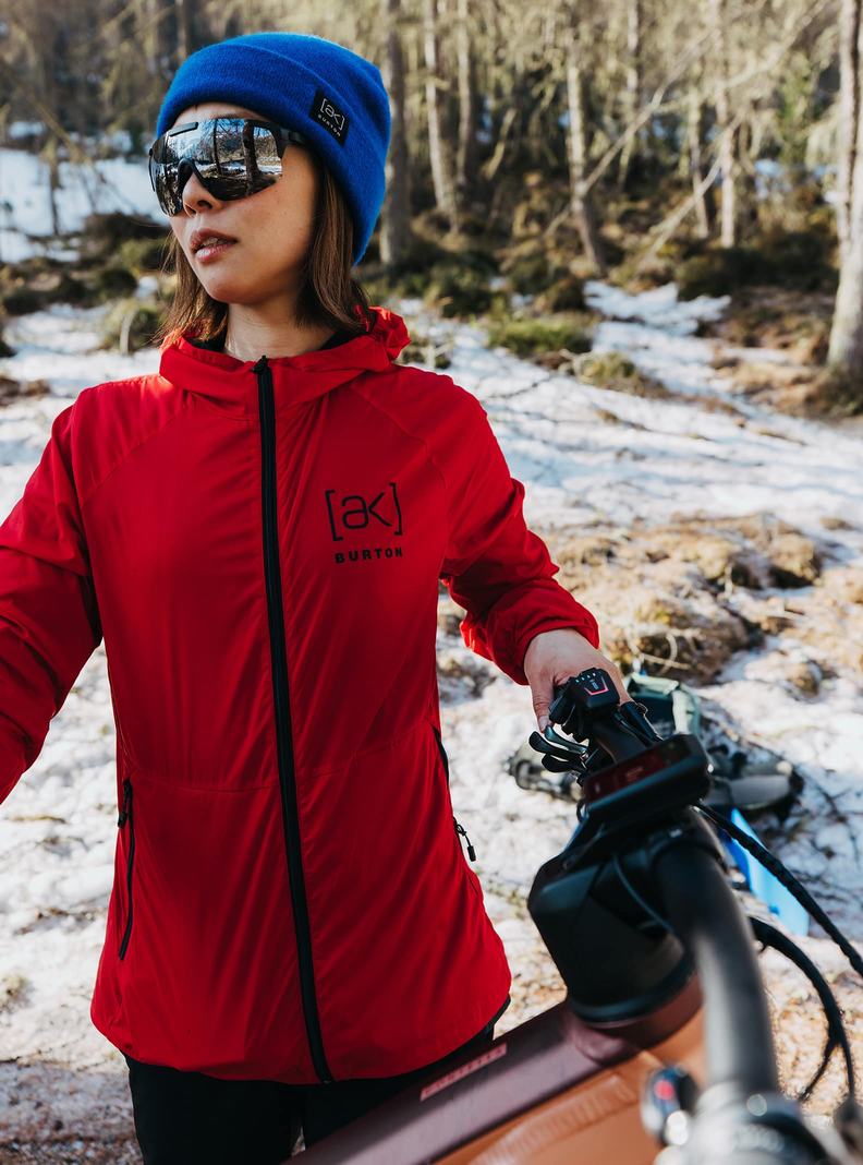 Burton [ak] Dispatcher Ultralight Snowboardjacke Damen Rot | 689-XJCYML