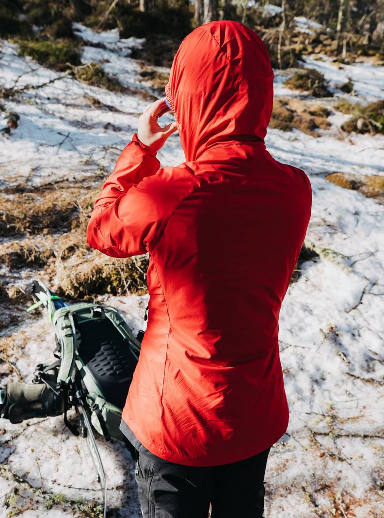 Burton [ak] Dispatcher Ultralight Snowboardjacke Damen Rot | 689-XJCYML