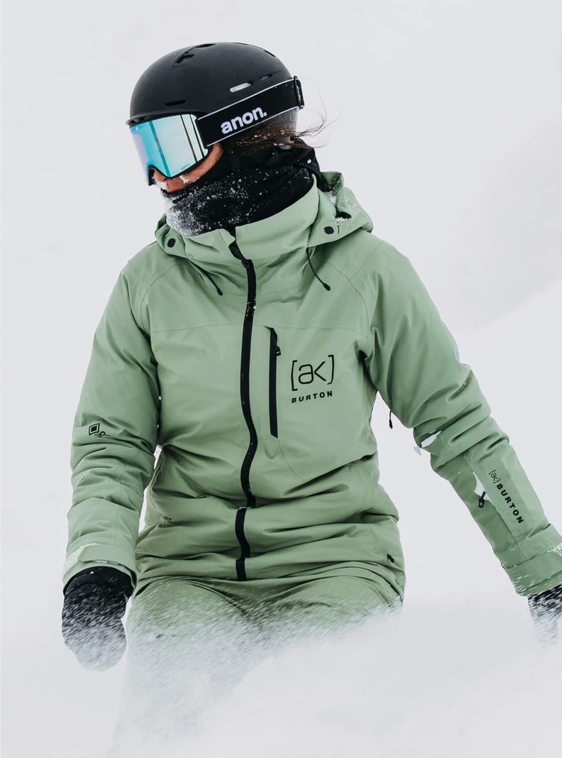 Burton [ak] Embark GORE‑TEX 2L Snowboardjacke Damen Grün | 081-BPLZEU