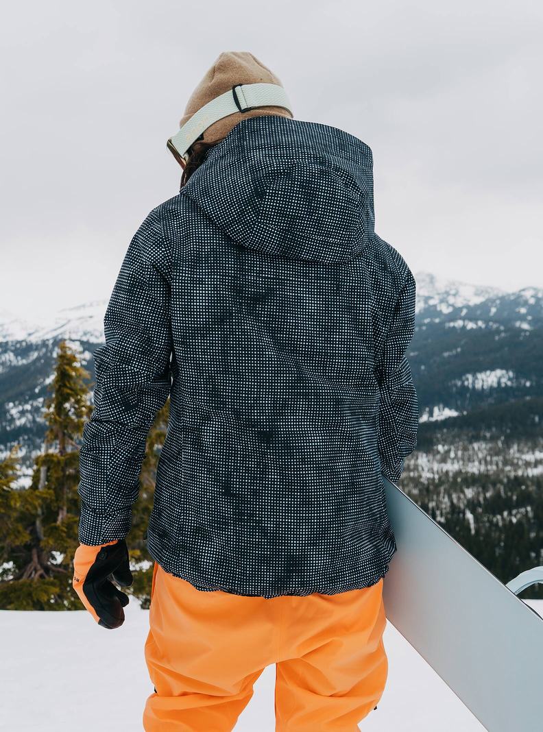 Burton [ak] Embark GORE‑TEX 2L Snowboardjacke Damen Schwarz Weiß | 135-LYASDU