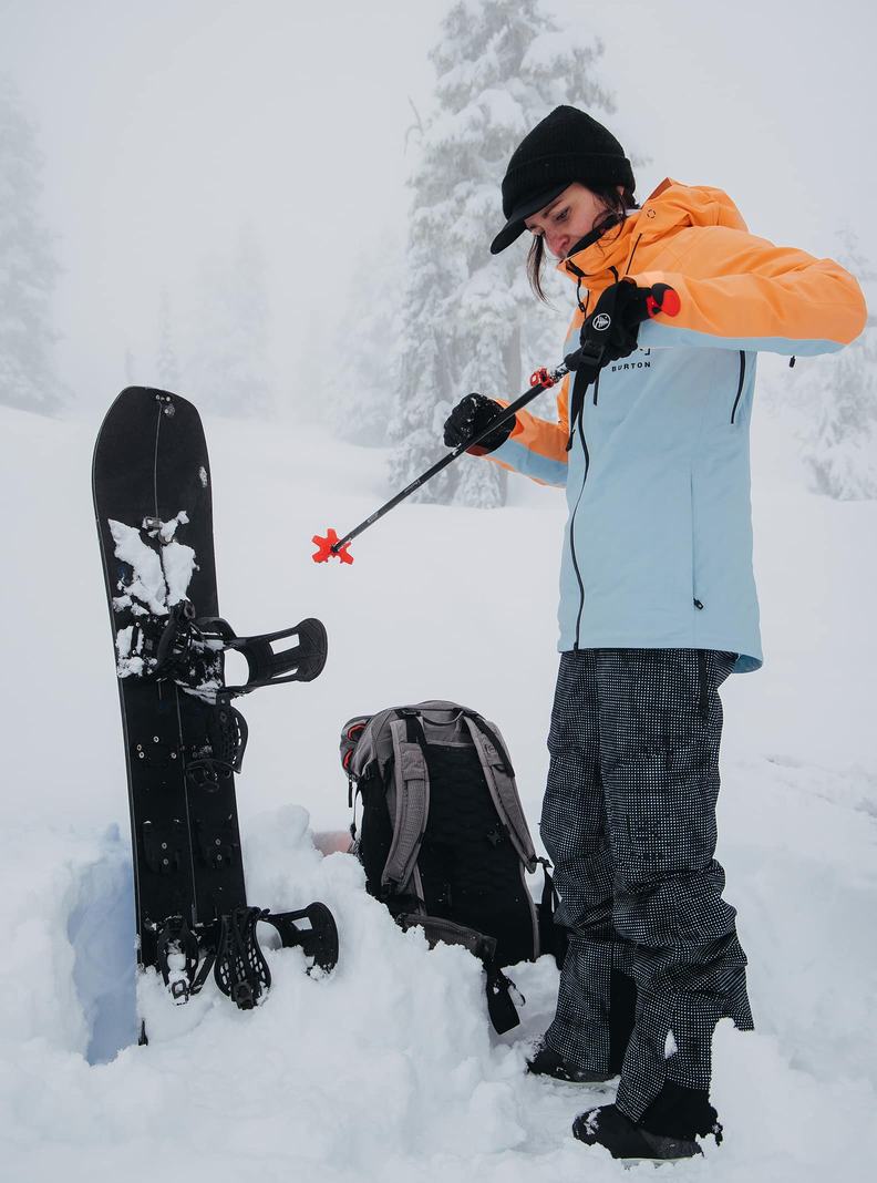 Burton [ak] Embark GORE‑TEX 2L Snowboardjacke Damen Orange Blau | 954-IUXTZA