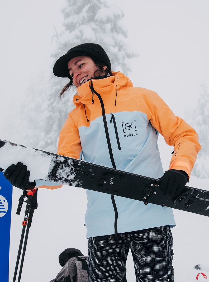 Burton [ak] Embark GORE‑TEX 2L Snowboardjacke Damen Orange Blau | 954-IUXTZA