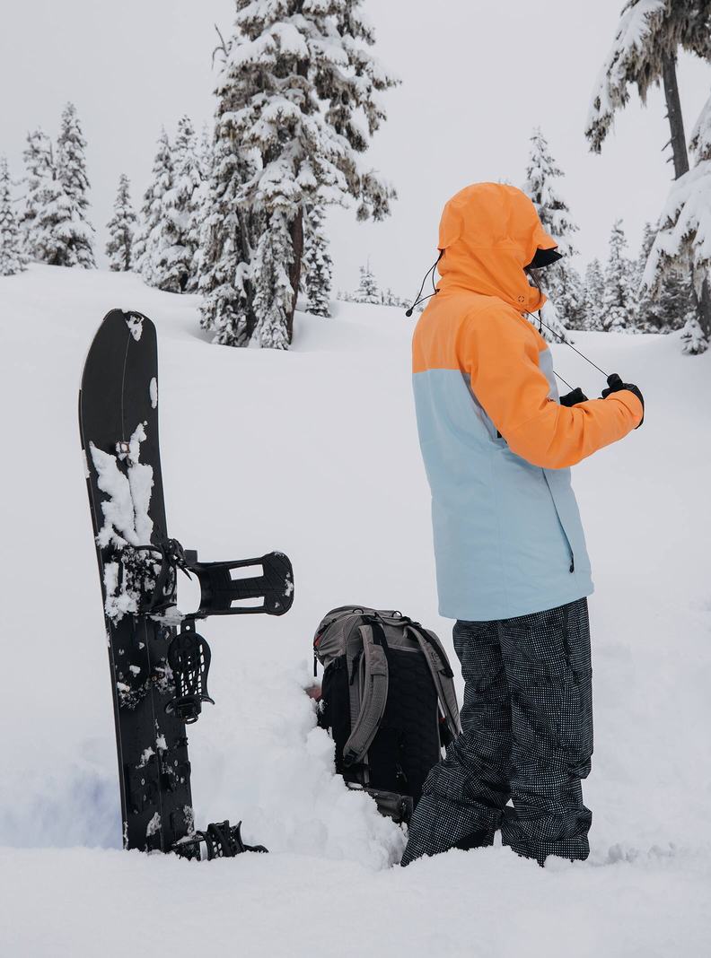 Burton [ak] Embark GORE‑TEX 2L Snowboardjacke Damen Orange Blau | 954-IUXTZA