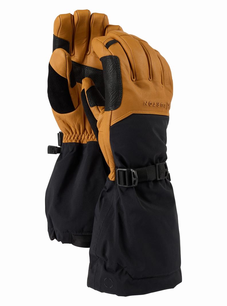 Burton [ak] Expedition GORE-TEX Skihandschuhe Herren Orange Schwarz | 813-GSJIYK