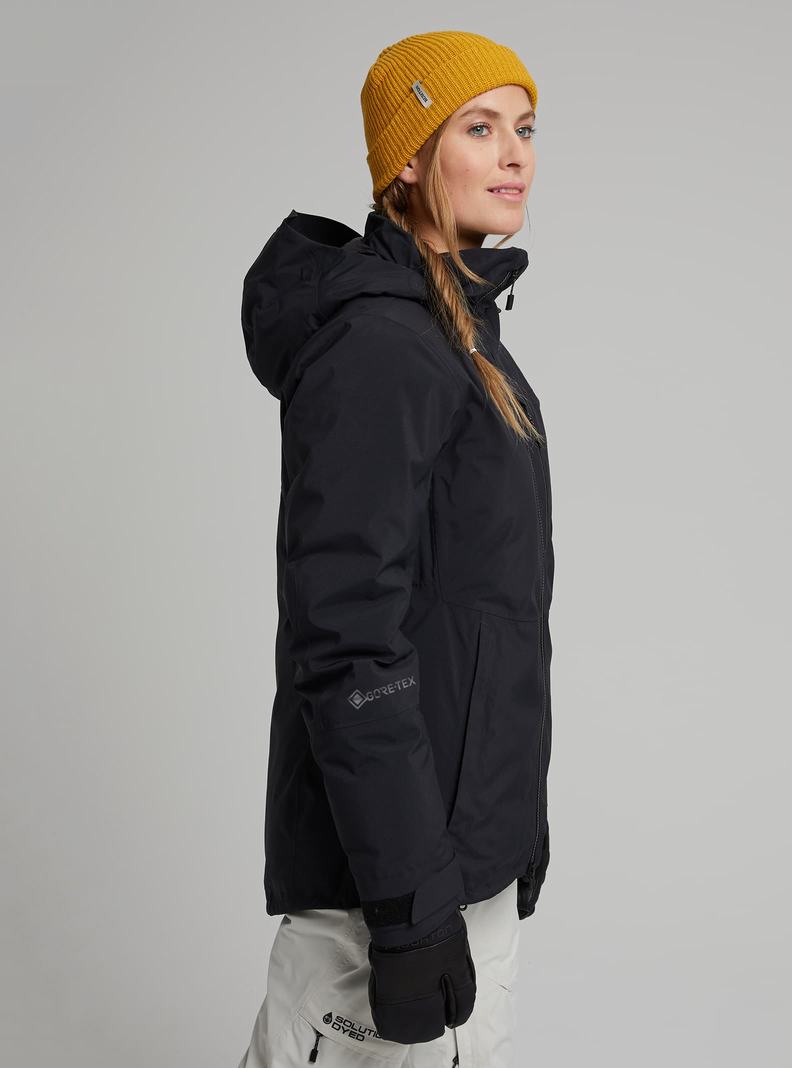 Burton [ak] Flare GORE‑TEX 2L Down Snowboardjacke Damen Schwarz | 769-VQJBXK