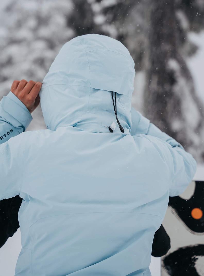 Burton [ak] Flare GORE‑TEX 2L Down Snowboardjacke Damen Blau | 785-UMVPCI
