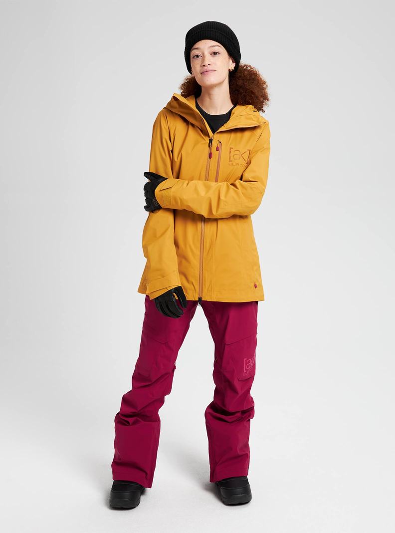 Burton [ak] GORE-TEX 2L Upshift Snowboardjacke Damen Gelb | 497-BJZWNX