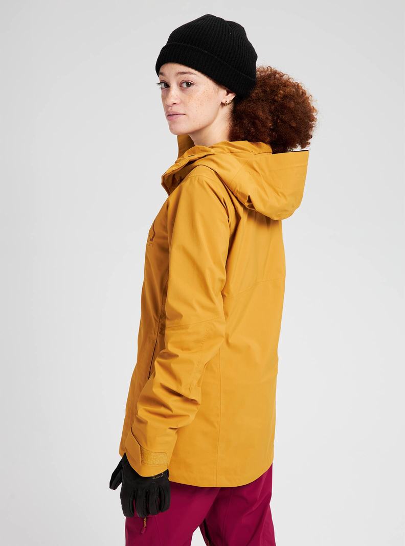 Burton [ak] GORE-TEX 2L Upshift Snowboardjacke Damen Gelb | 497-BJZWNX