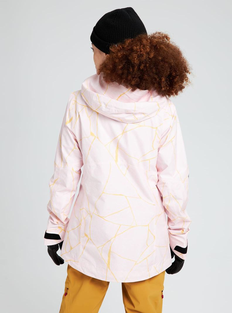 Burton [ak] GORE-TEX 2L Upshift Snowboardjacke Damen Rosa | 705-WKYBCO