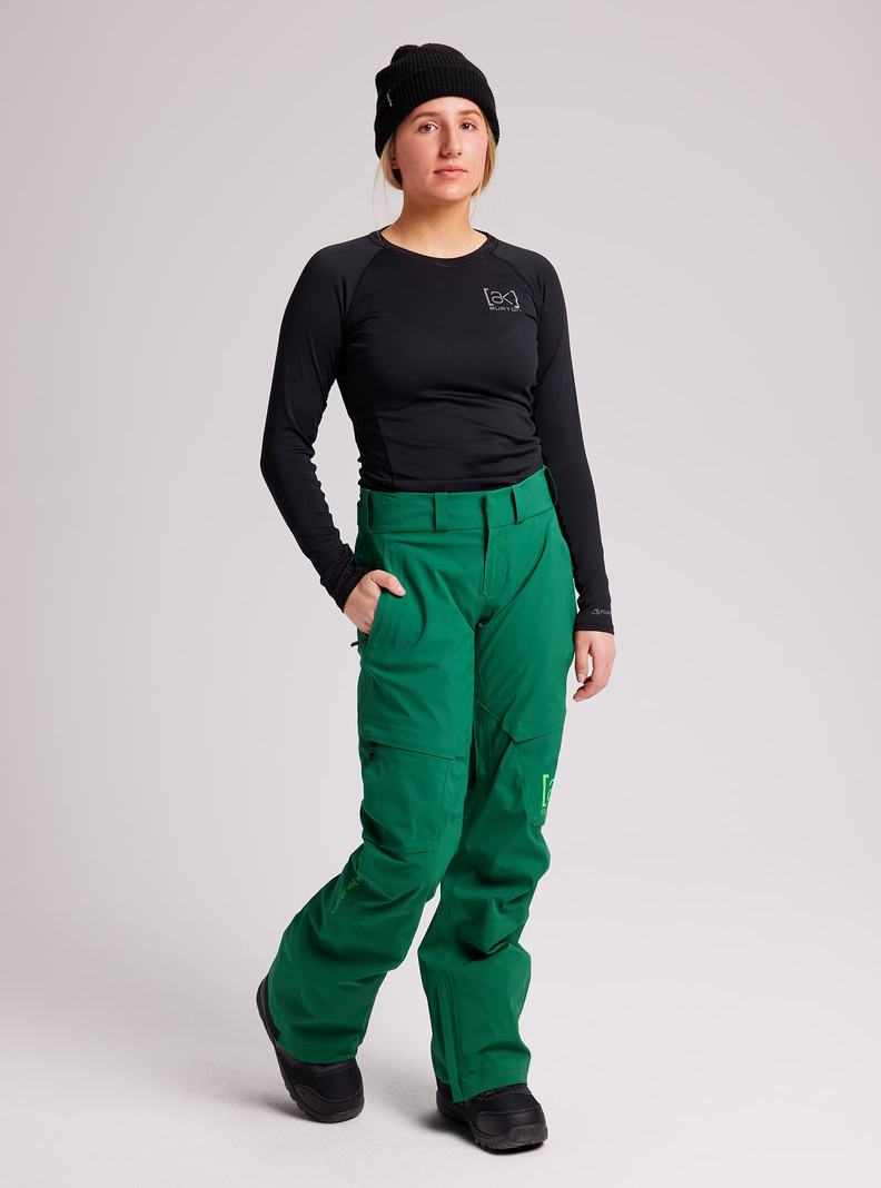 Burton [ak] GORE-TEX Summit Snowboardhose Damen Grün | 094-GEYHJM