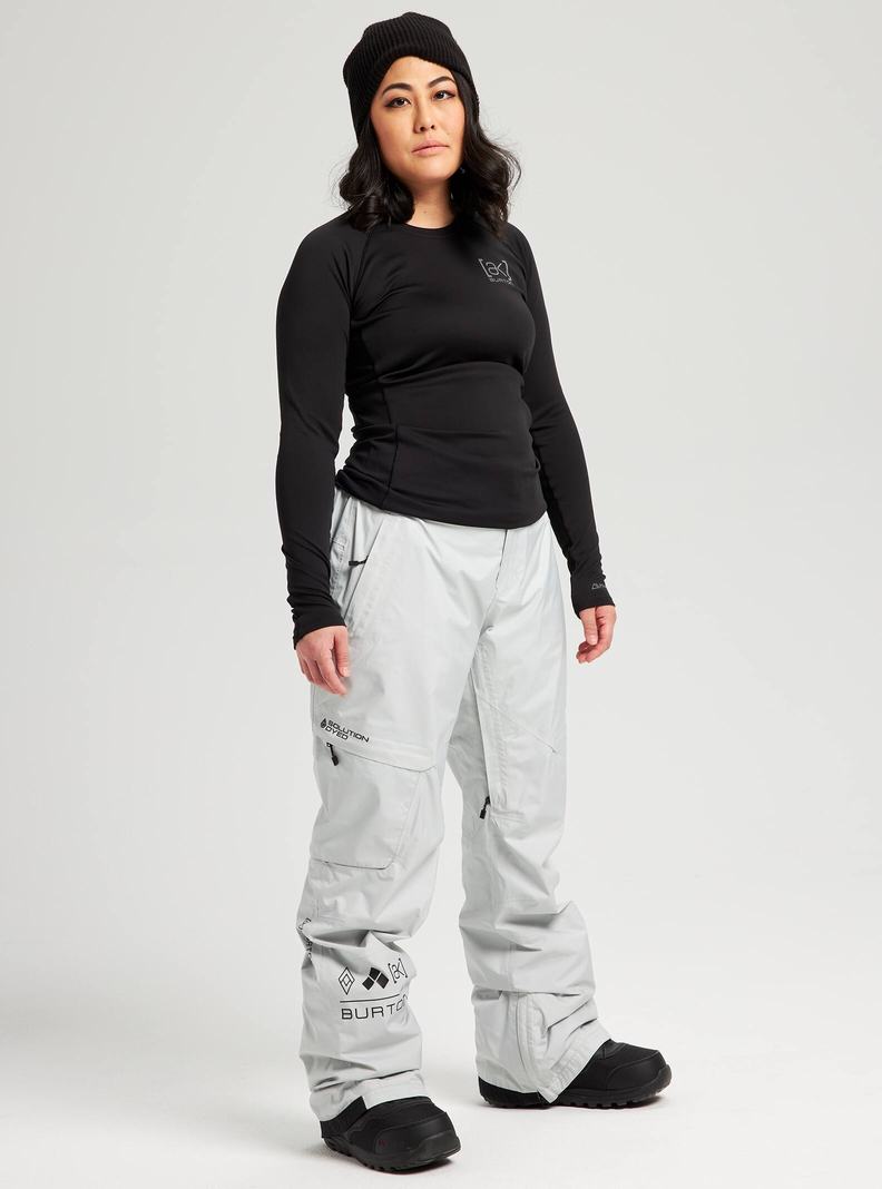 Burton [ak] GORE-TEX Summit Snowboardhose Damen Hellgrau | 364-QVZSPF