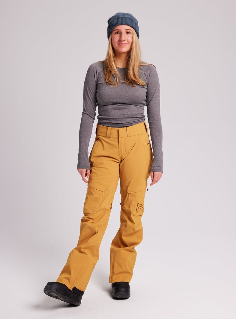 Burton [ak] GORE-TEX Summit Snowboardhose Damen Gelb | 380-XTGSWZ