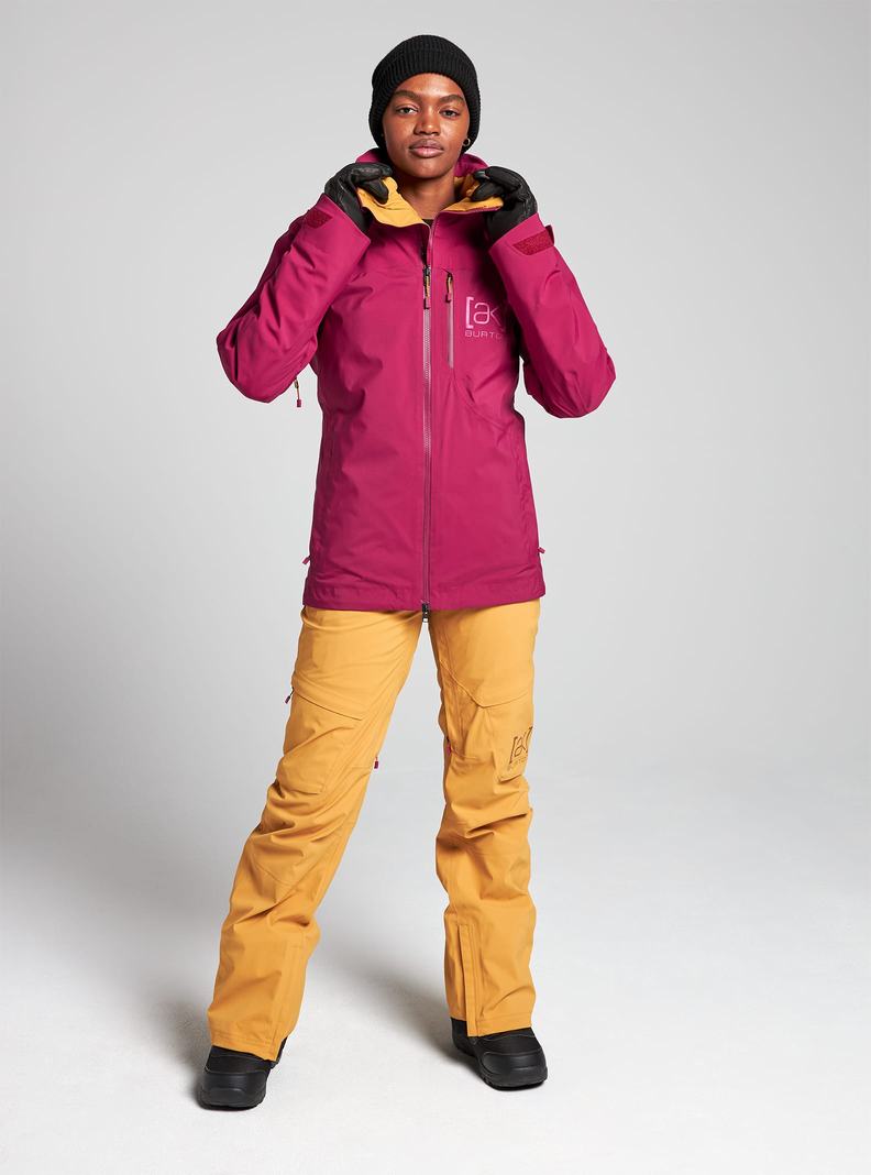 Burton [ak] GORE‑TEX 2L Embark Snowboardjacke Damen Braun Lila | 068-ZBOHIL