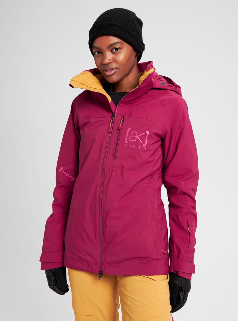 Burton [ak] GORE‑TEX 2L Embark Snowboardjacke Damen Braun Lila | 068-ZBOHIL