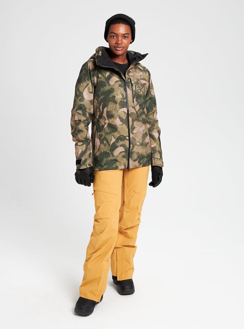 Burton [ak] GORE‑TEX 2L Embark Snowboardjacke Damen Camouflage | 476-TMCZPD