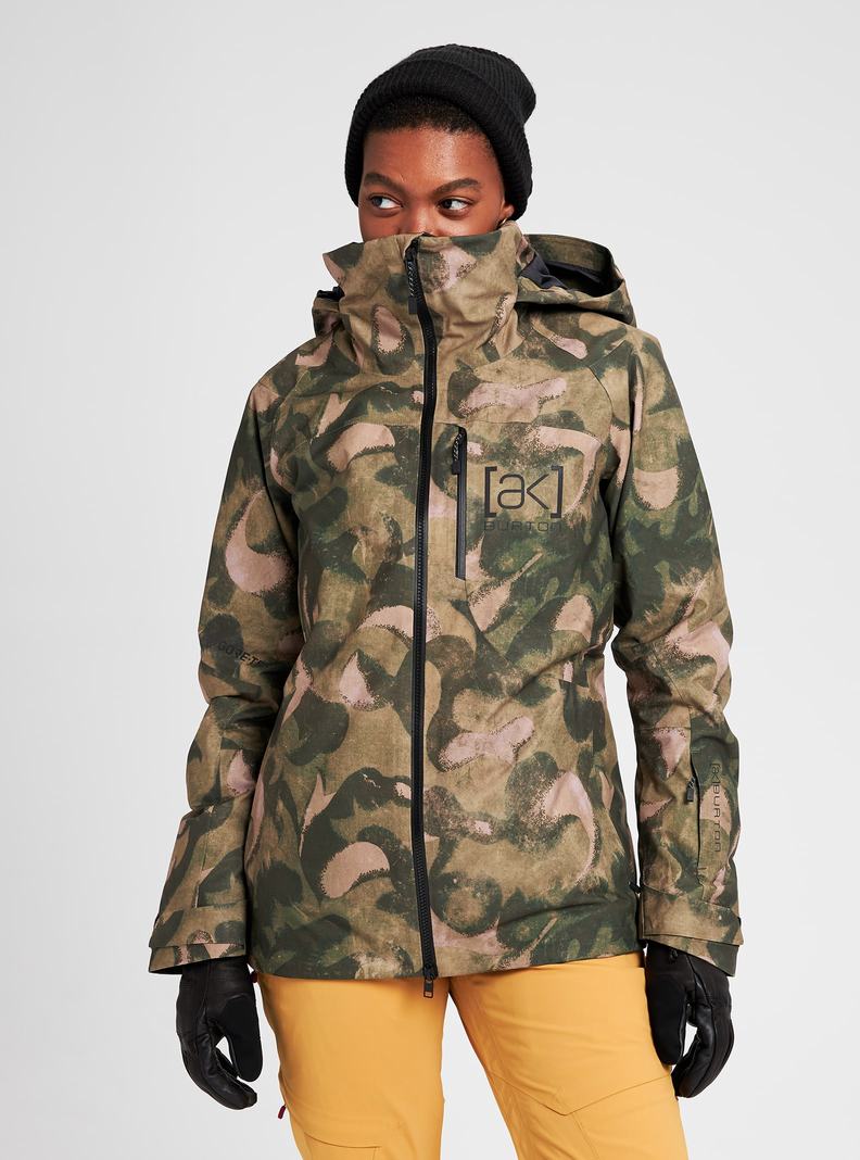 Burton [ak] GORE‑TEX 2L Embark Snowboardjacke Damen Camouflage | 476-TMCZPD