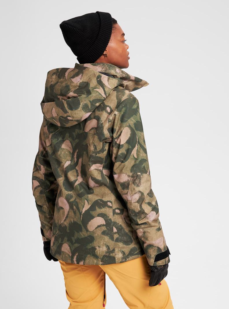Burton [ak] GORE‑TEX 2L Embark Snowboardjacke Damen Camouflage | 476-TMCZPD