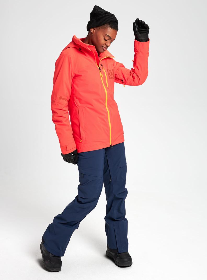 Burton [ak] GORE‑TEX 2L Embark Snowboardjacke Damen Rot | 608-JOICUG