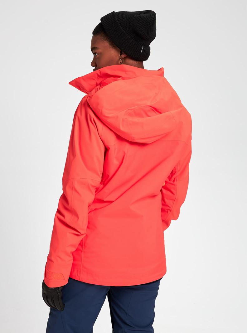 Burton [ak] GORE‑TEX 2L Embark Snowboardjacke Damen Rot | 608-JOICUG