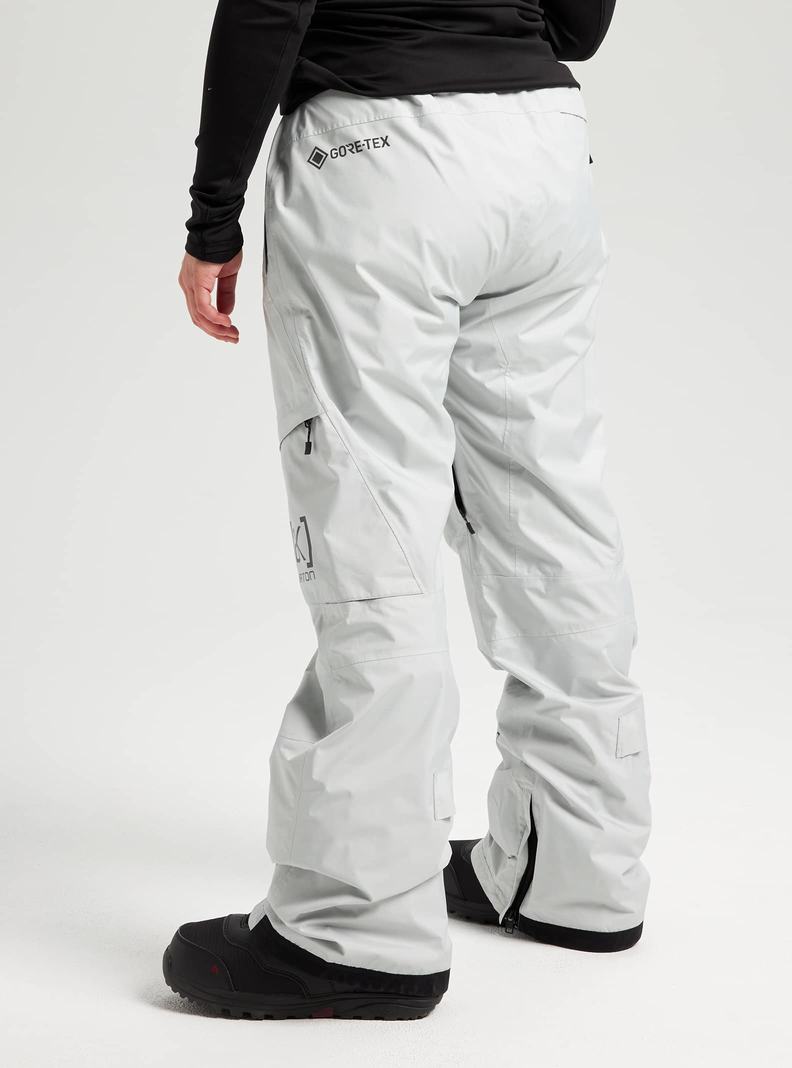 Burton [ak] GORE‑TEX Insulated Summit Snowboardhose Damen Hellgrau | 329-BNOSXK