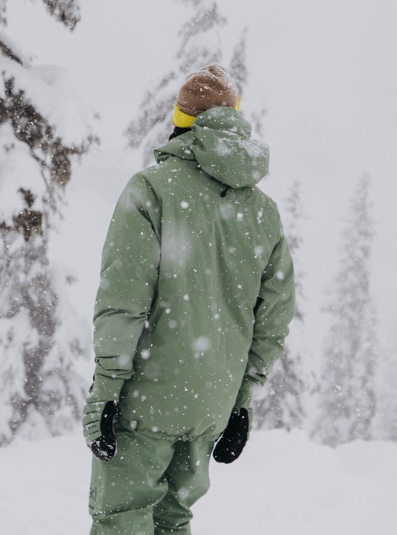 Burton [ak] Helitack GORE‑TEX 2L Stretch Snowboardjacke Herren Grün | 297-RJMOEK