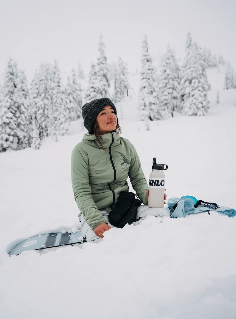Burton [ak] Helium Mit Kapuze Stretch Insulated Snowboardjacke Damen Grün | 189-OCGWIZ