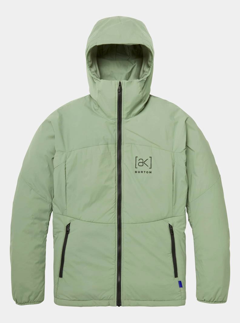 Burton [ak] Helium Mit Kapuze Stretch Insulated Snowboardjacke Damen Grün | 189-OCGWIZ