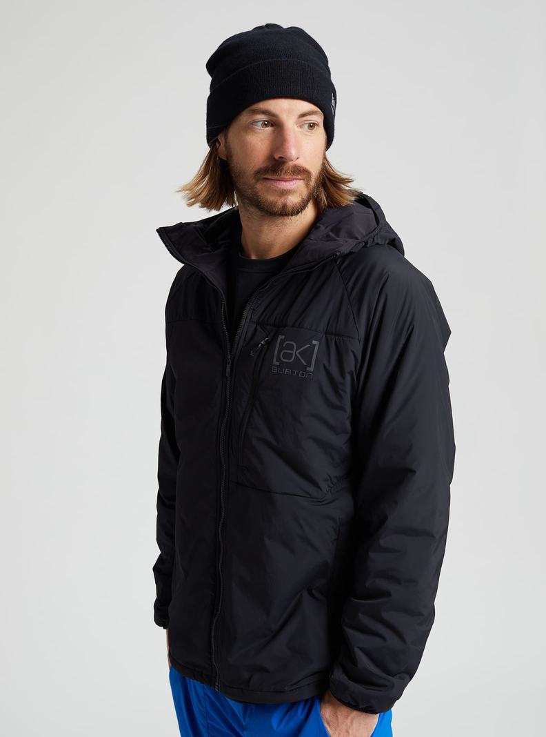 Burton [ak] Helium Mit Kapuze Stretch Insulated Snowboardjacke Herren Schwarz | 309-QFAUBW