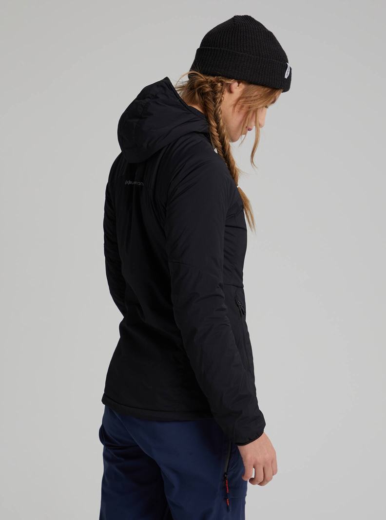 Burton [ak] Helium Mit Kapuze Stretch Insulated Snowboardjacke Damen Schwarz | 927-OHFSLD