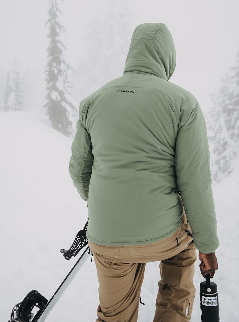 Burton [ak] Helium Mit Kapuze Stretch Insulated Snowboardjacke Herren Grün | 941-SGNVQX