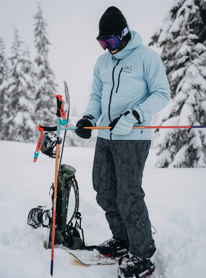 Burton [ak] Helium Mit Kapuze Stretch Insulated Snowboardjacke Herren Blau | 953-WMNOXC