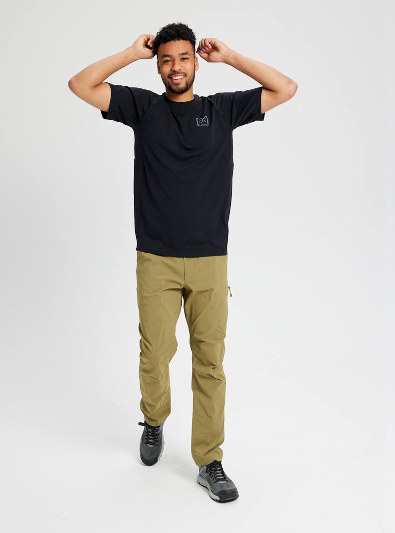 Burton [ak] Helium Power Dry Kurzes Sleeve Funktionswäsche Herren Schwarz | 419-UWIHJE