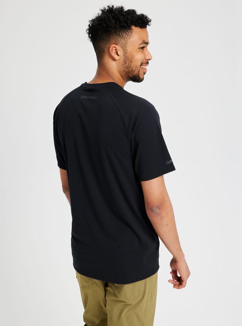 Burton [ak] Helium Power Dry Kurzes Sleeve Funktionswäsche Herren Schwarz | 419-UWIHJE