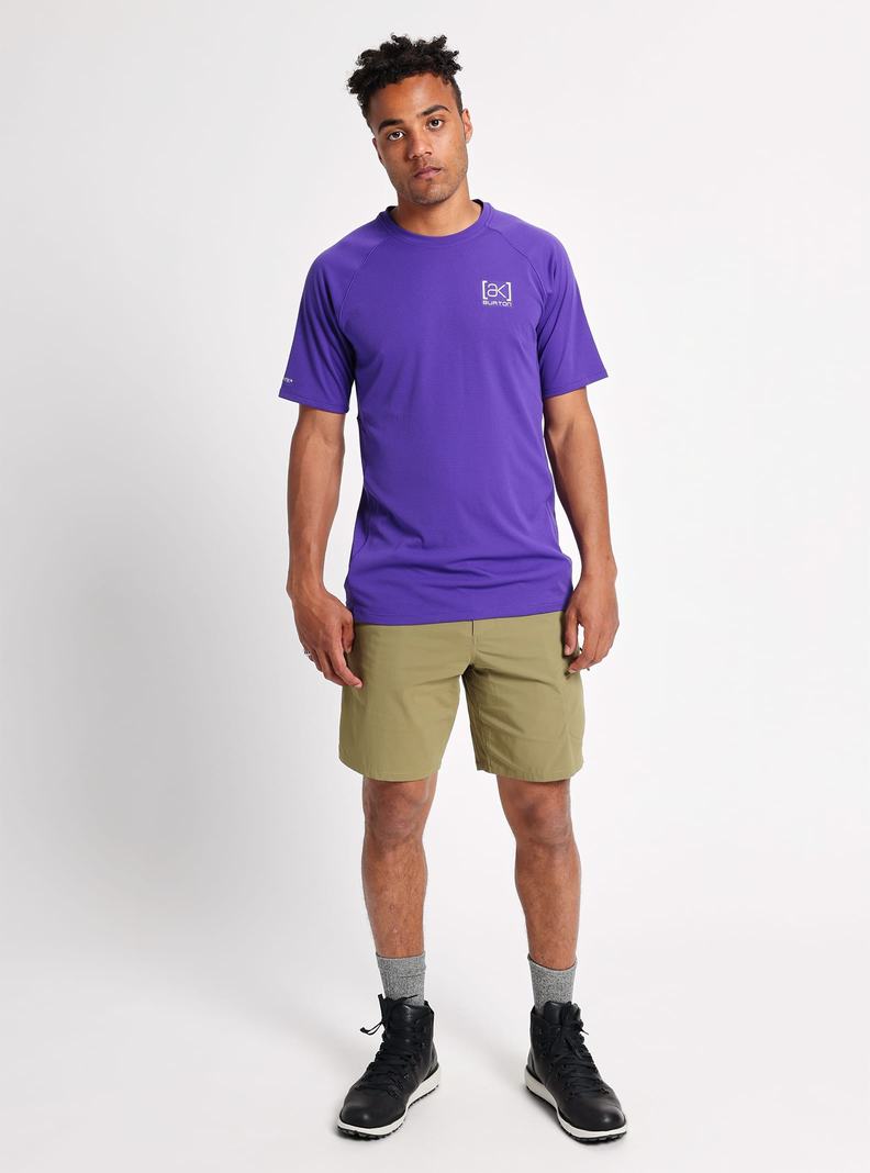 Burton [ak] Helium Power Dry Kurzes Sleeve Funktionswäsche Herren Lila | 650-KVMOCT