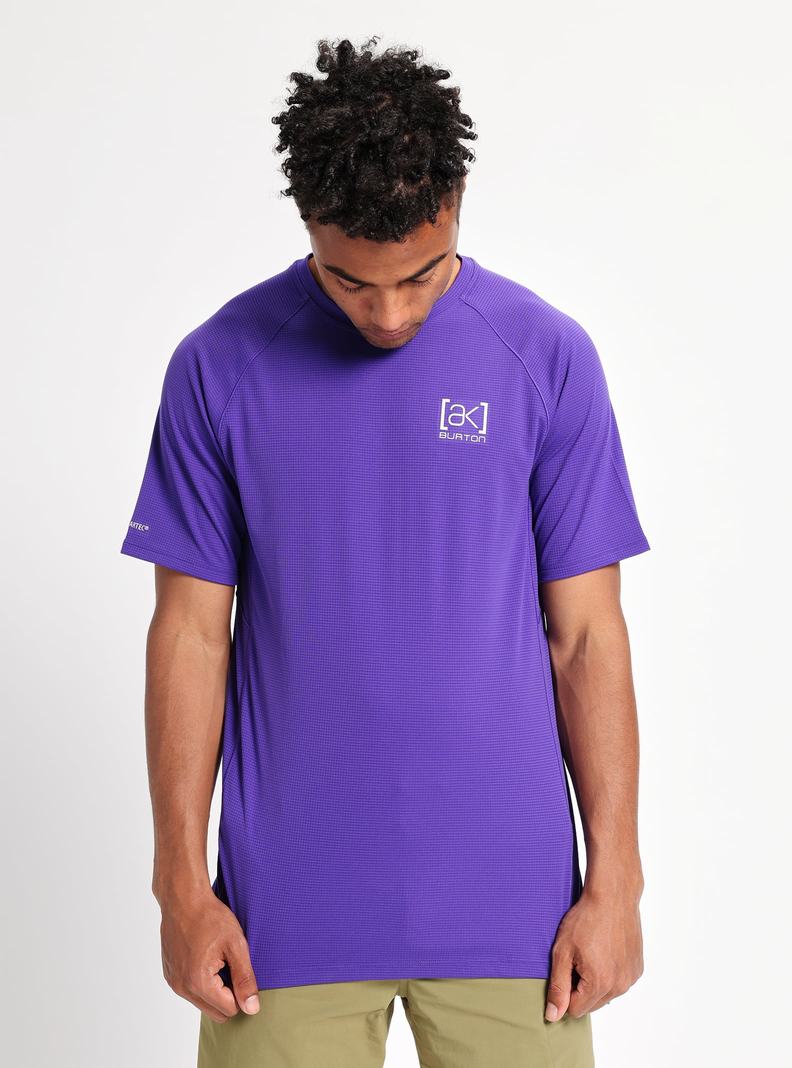 Burton [ak] Helium Power Dry Kurzes Sleeve Funktionswäsche Herren Lila | 650-KVMOCT
