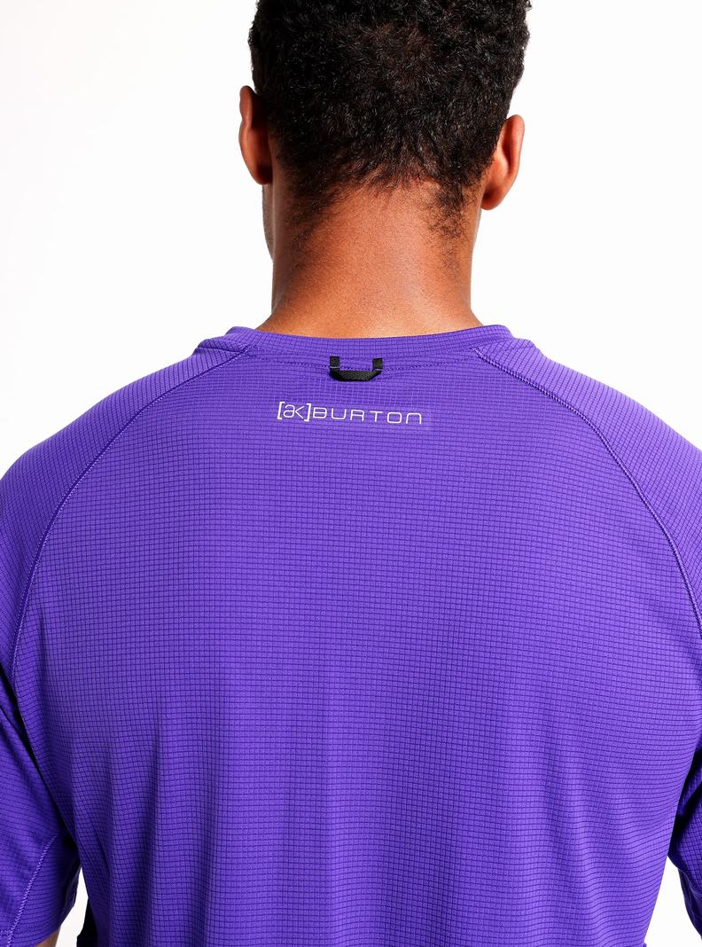 Burton [ak] Helium Power Dry Kurzes Sleeve Funktionswäsche Herren Lila | 650-KVMOCT