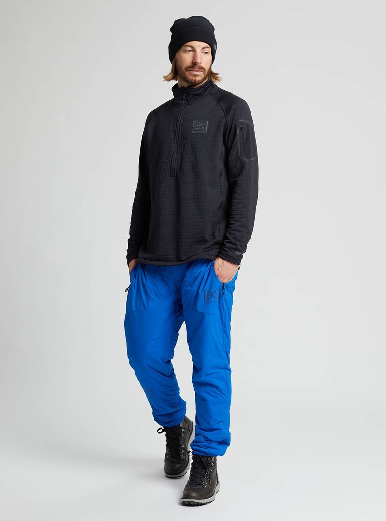 Burton [ak] Helium Power Grid™ Half-Zip Fleece Sweatshirts Herren Schwarz | 972-CMTHVL