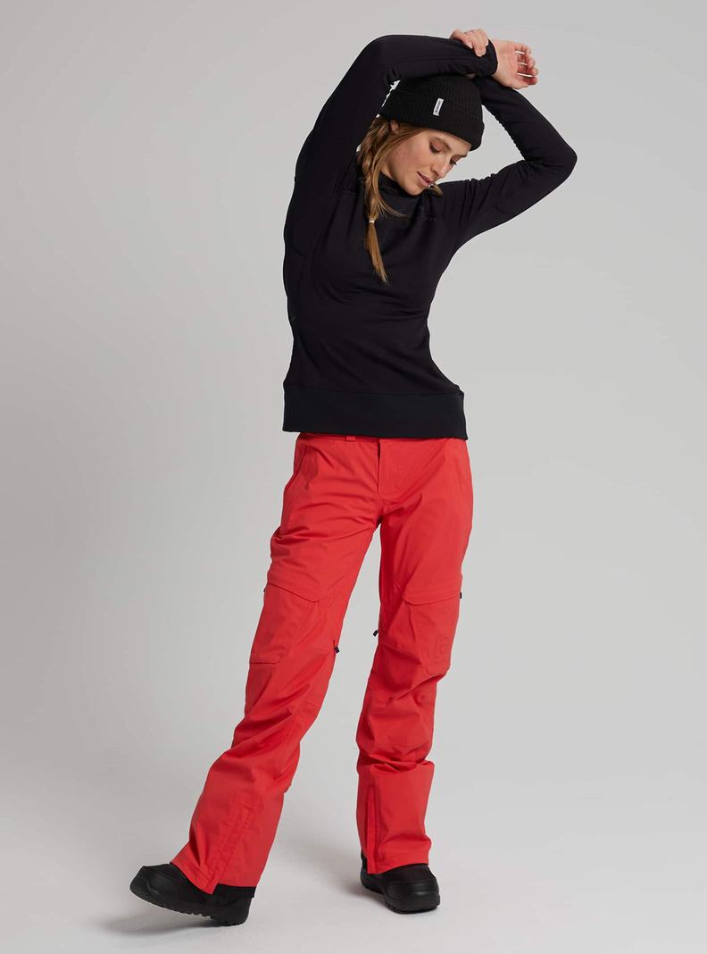 Burton [ak] Helium Power Grid™ Pullover Fleece Sweatshirts Damen Schwarz | 025-KYRPSF
