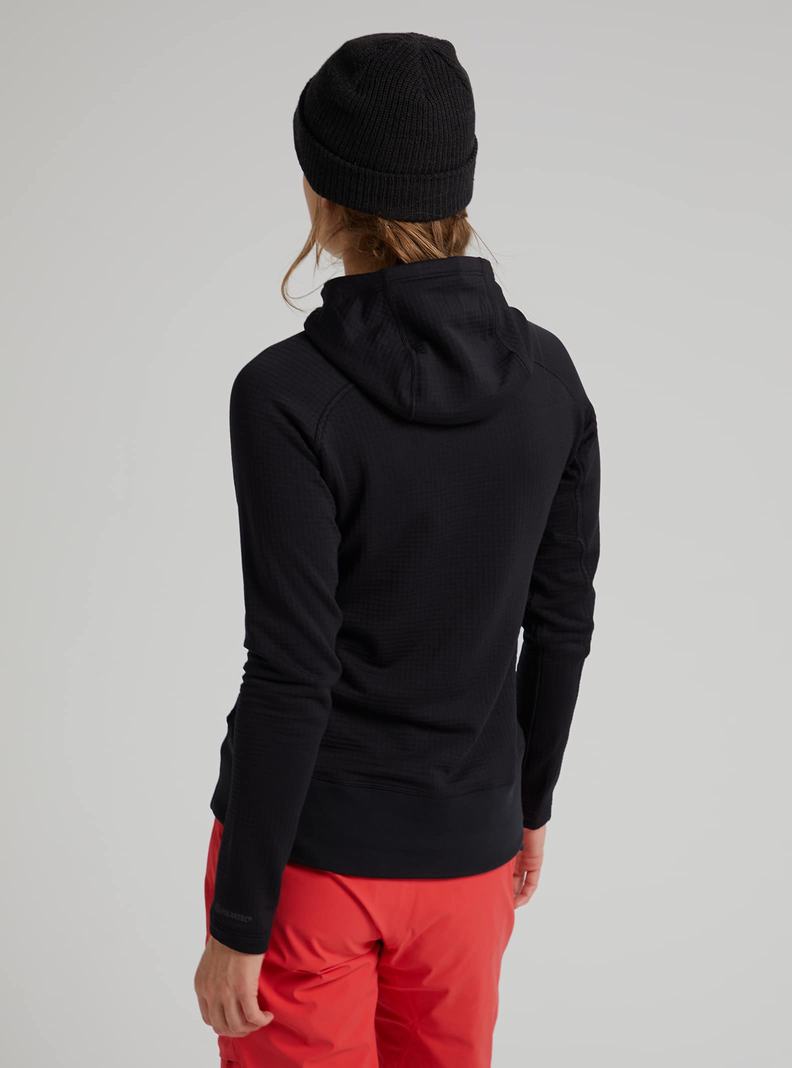 Burton [ak] Helium Power Grid™ Pullover Fleece Sweatshirts Damen Schwarz | 025-KYRPSF