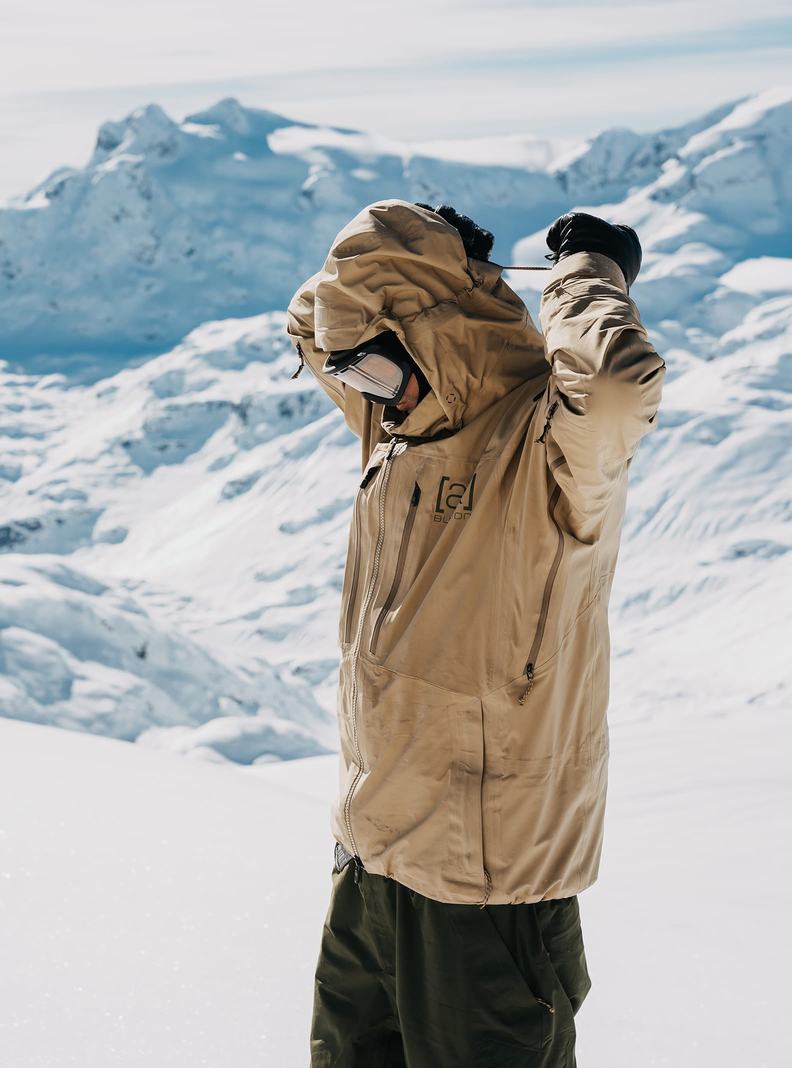 Burton [ak] Hover GORE‑TEX 3L Stretch Snowboardjacke Herren Khaki | 253-ZAVWBP