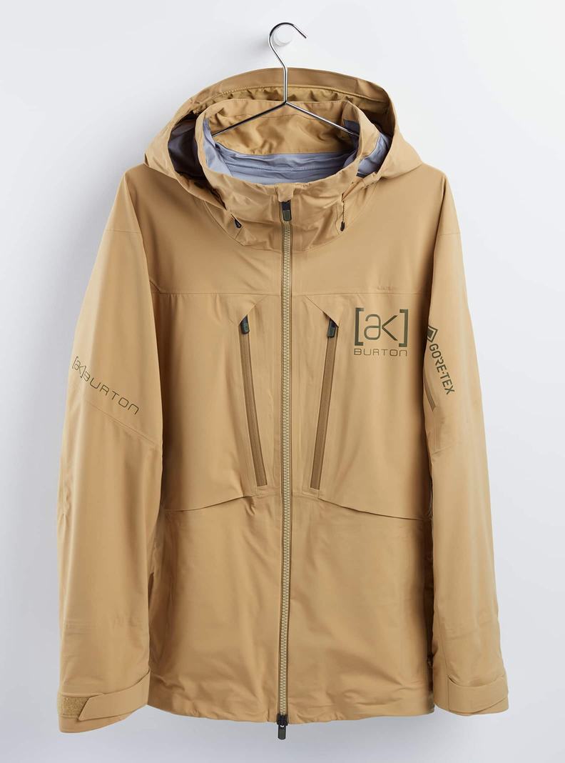Burton [ak] Hover GORE‑TEX 3L Stretch Snowboardjacke Herren Khaki | 253-ZAVWBP