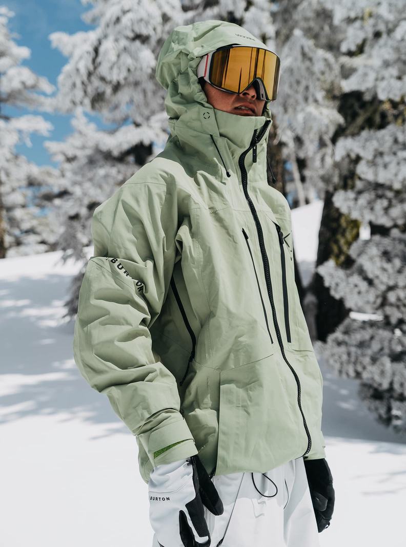Burton [ak] Hover GORE‑TEX PRO 3L Snowboardjacke Herren Grün | 136-TRYDMN