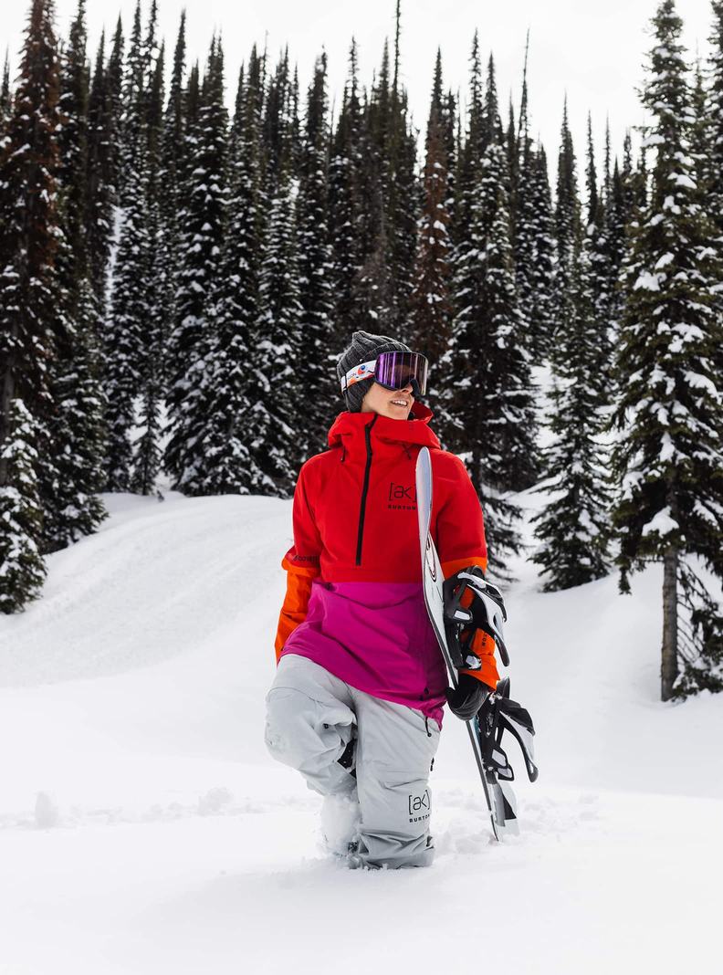Burton [ak] Kimmy GORE-TEX 2L Anorak Snowboardjacke Damen Rot Orange | 912-AXVRLH