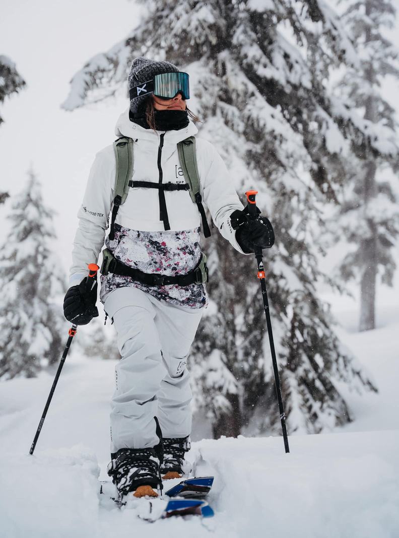 Burton [ak] Kimmy GORE-TEX 2L Anorak Snowboardjacke Damen Weiß | 960-PLQDWJ