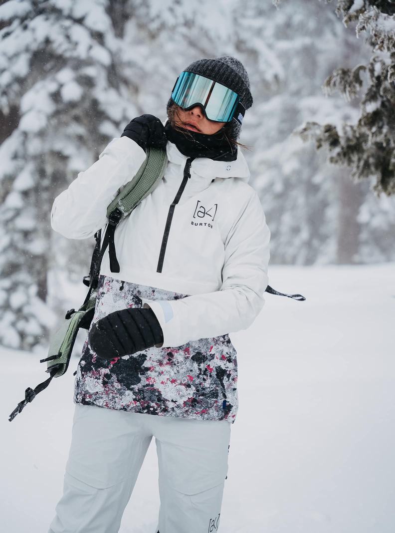 Burton [ak] Kimmy GORE-TEX 2L Anorak Snowboardjacke Damen Weiß | 960-PLQDWJ