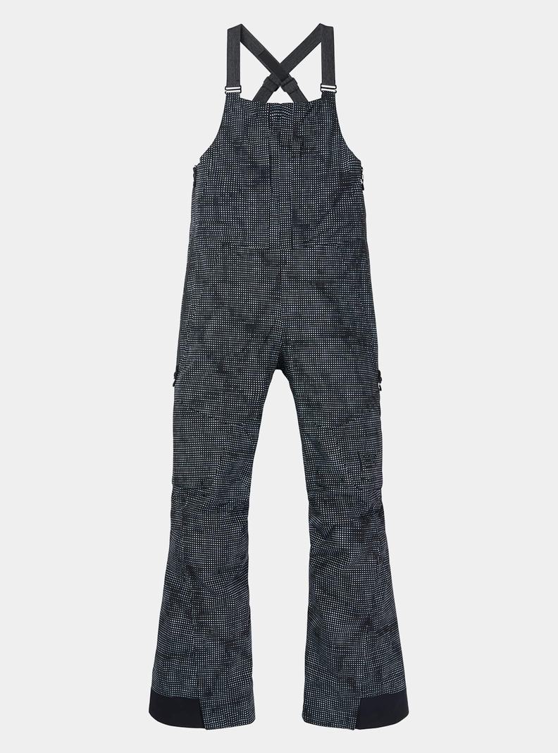 Burton [ak] Kimmy GORE-TEX 2L Latzhose Damen Schwarz Weiß | 384-CNHQAU