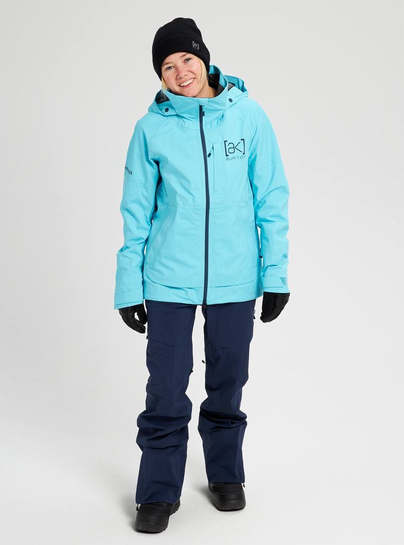 Burton [ak] Kimmy GORE-TEX 3L Stretch Snowboardjacke Damen Blau | 421-WLIHOZ