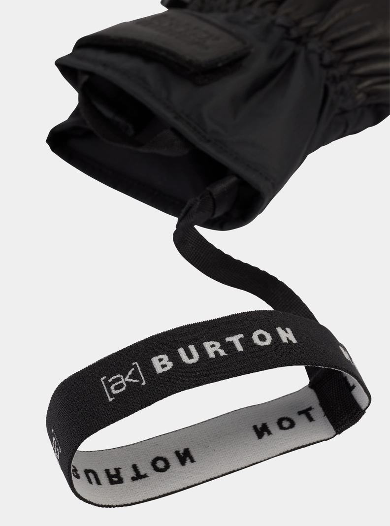 Burton [ak] Leder Tech Fäustlinge Herren Schwarz | 739-RDVBGI