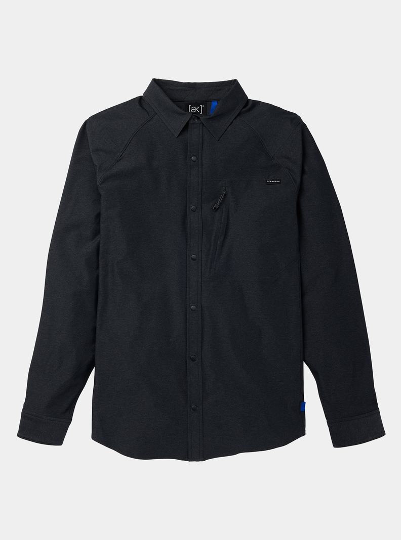 Burton [ak] Slats Long Sleeve Hemd Herren Schwarz | 758-BUIPWS