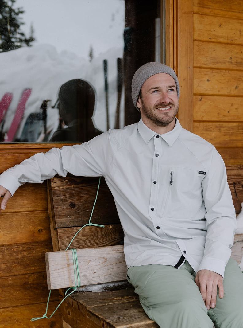 Burton [ak] Slats Long Sleeve Hemd Herren Grau | 984-KXWYPH